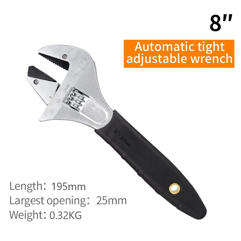 

Разводной Ключ С Механизмом Защелки И Нескользящей Ручкой Для Ремонта Сантехники В Ванной Комнате