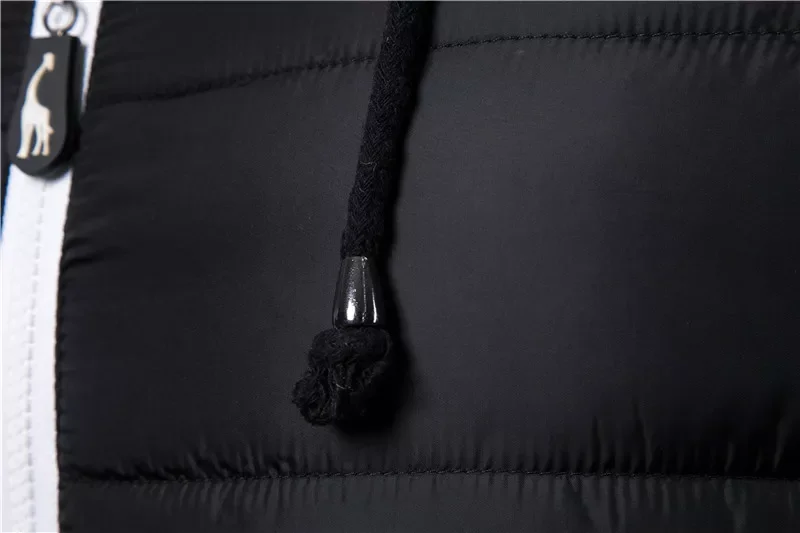 Winter Men 2021 Fashion Hooded Waterproof Male Parka Coats Solid Thicken Jackets Parkas Men Winter Clothing