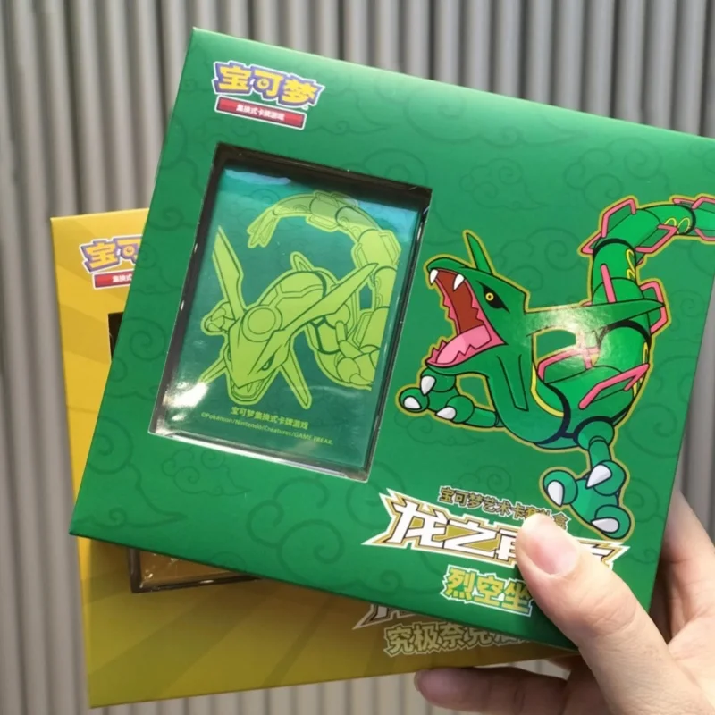Фото Оригинальная карта Pokemon Ptcg, упрощенная китайская подлинная подарочная коробка с изображением дракона, набор карт, пустое сиденье, Ultimate Necrozma, подарочная коробка №2