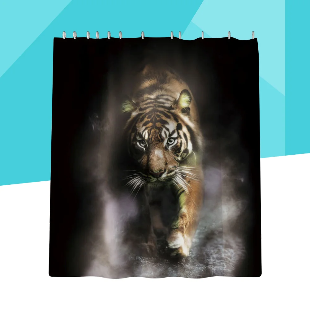 

Tiger Pattern Curtain Home Decor Waterproof Bathroom Decor Shower Curtains for Bathroom