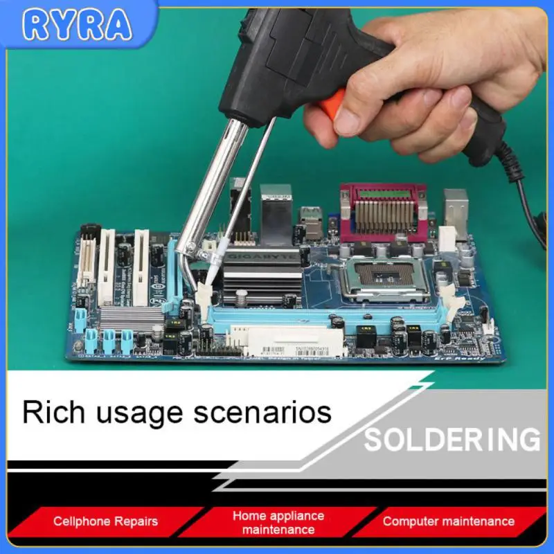 

220v Soldering Iron Automatic Welding Gun Sleeve Unleaded Thermostatic Manual Weld Gun Welding Tool Mica Heating Core