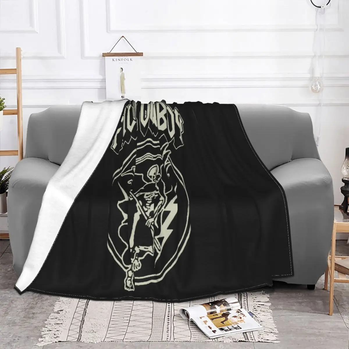 Одеяло с музыкальной группой Fall Out Boy Flying Reaper Pop Punk Rock Emo 1014