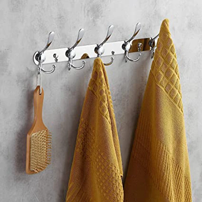 BEAU-2шт. Крючки для одежды стены - Вешалки из нержавеющей стали Прочные крючки