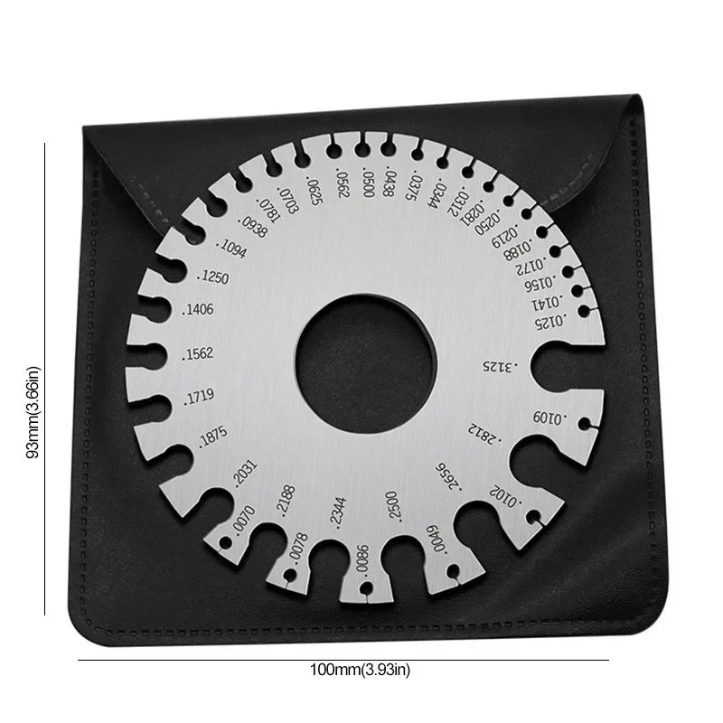 Калибр круглого провода AWG измеритель диаметра линейка толщины 0-36 измерительный