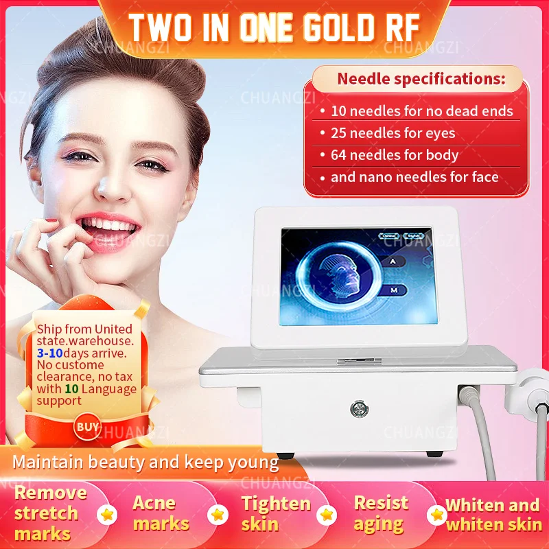 Rf Microneedling Machine Stretch Mark Remover Fractional Micro Needling 2023 Beauty Salon Skin Tight Face Lift BUSINESS EQUI