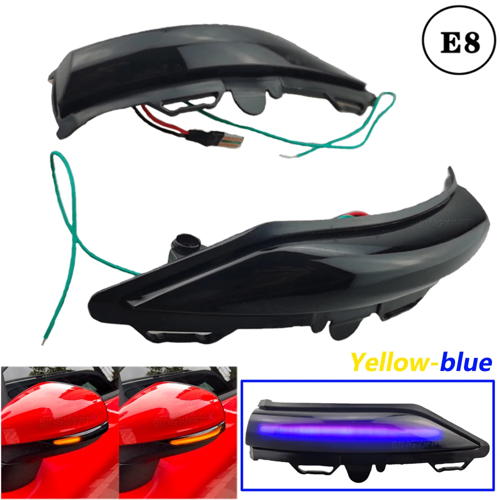 

Dynamic Blinker Lights LED Side Wing Flowing Turn Signal Light Side Lamp Arrow For Ford Fiesta ST Line MK8 2018 2019 PUMA 2020