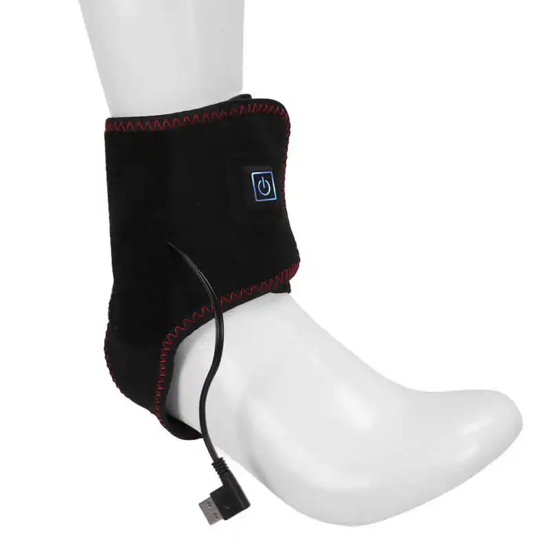

Heated Foot Ankle Brace Wraps Hot Therapy Foot Wrap Pain Relief for Achilles Tendinitis