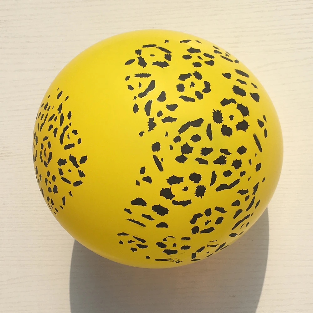 Латексные шары с мультяшными животными принт коровы черные фермерская тема