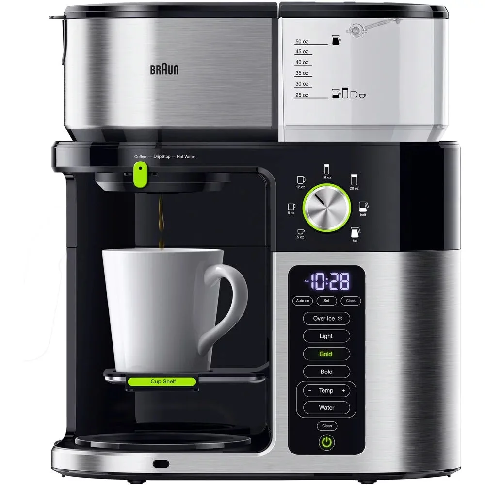

Coffee Maker Stainless Steel 10 Cup Drip