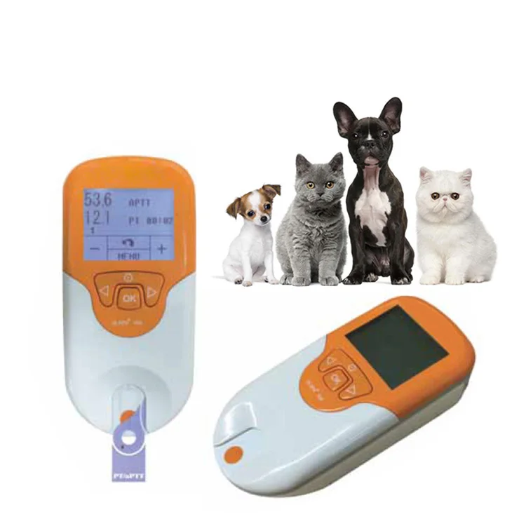 

New Veterinary blood coagulation analyzer meter Portable handheld Vet Coagulometer for Animal Pet use