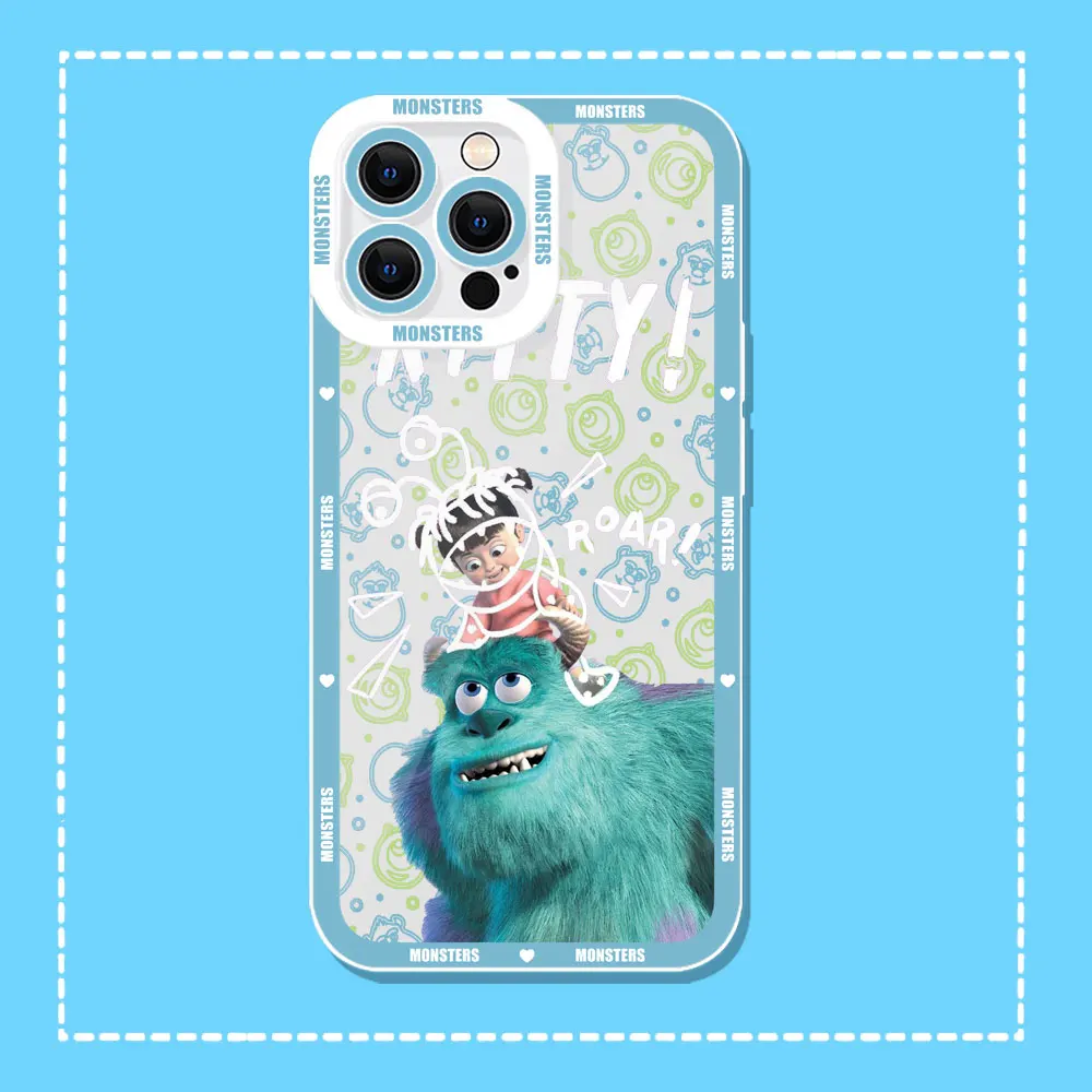 Фото Чехол для телефона Monsters Cute Art для Xiaomi Redmi Note 14 13 12 12S 12C 11 10 10C 13C 10s A1 A2 A3 Pro Plus 4G 5G, мягкий чехол из ТПУ №5
