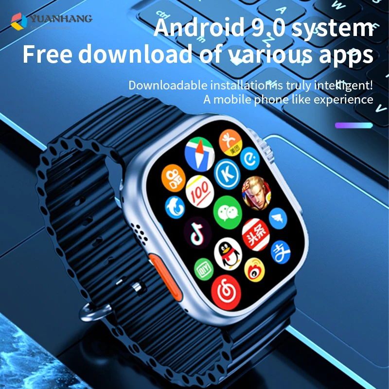 

Смарт-часы на Android 9, 8 дюймов, 4G, GPS