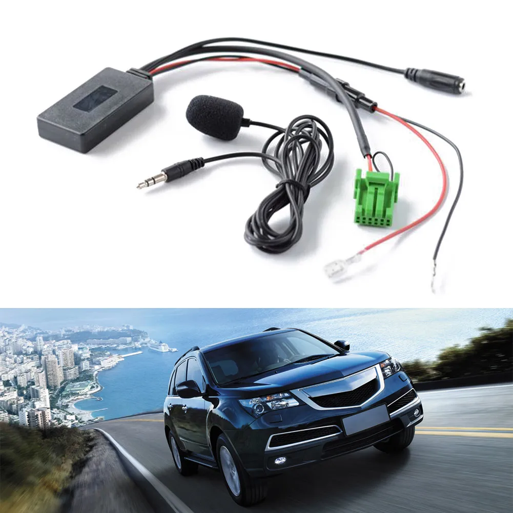

Car Bluetooth Interface Adapter Music AUX Input Line For Acura RDX Tsx MDX Csx With Microphone