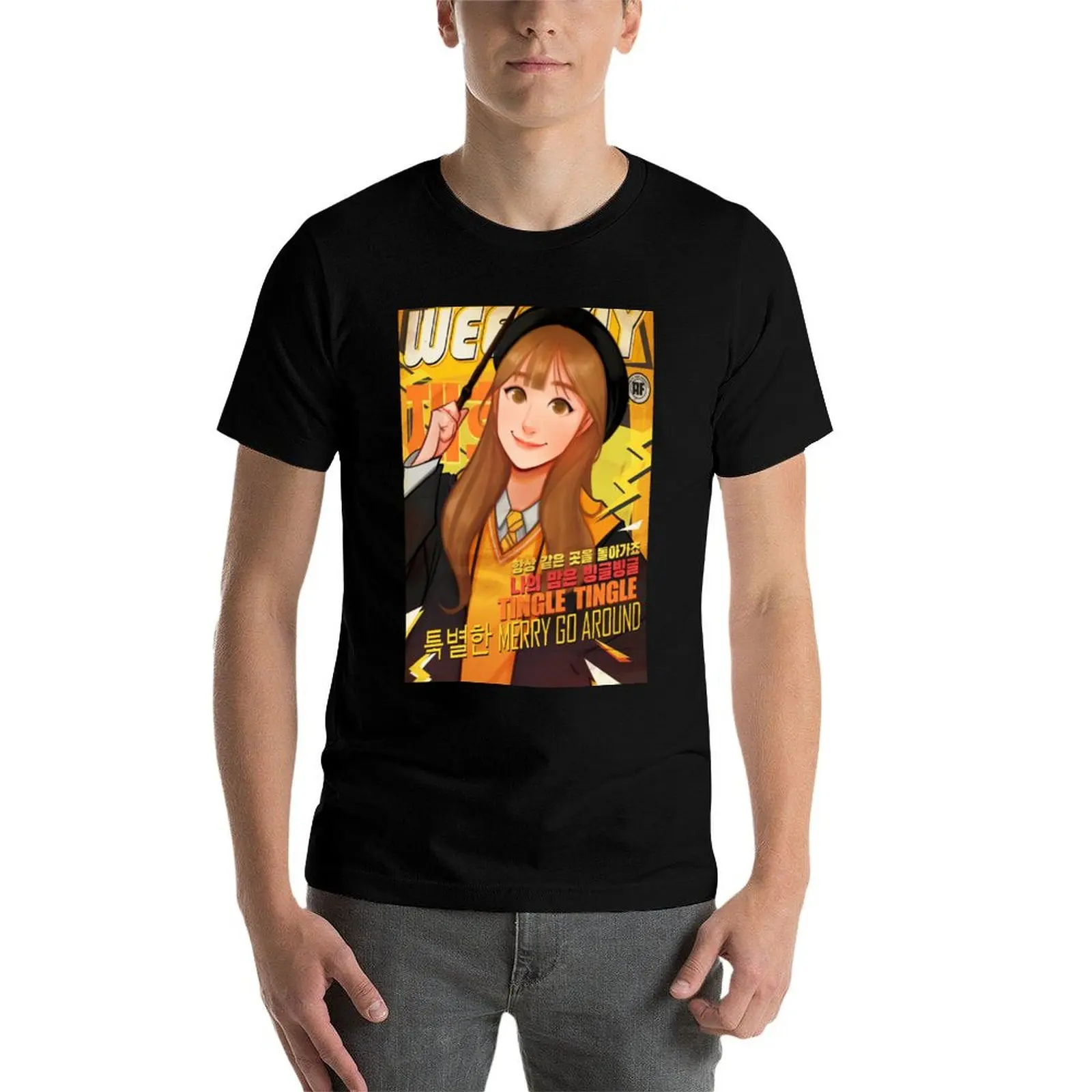 Футболка Jaehee милые топы быстросохнущая дизайнерская футболка для мужчин