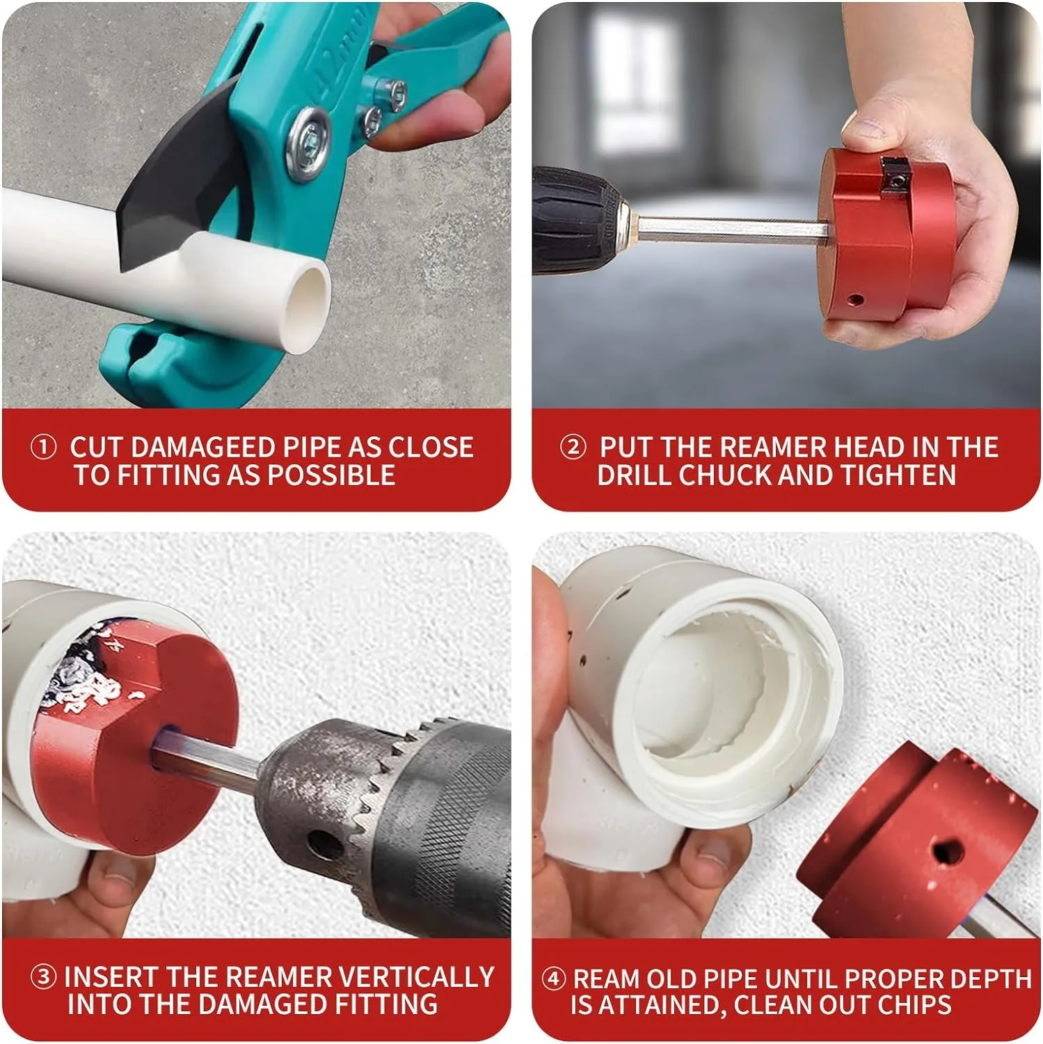 Разветвитель для труб из ПВХ ручной инструмент сантехнических работ портативный