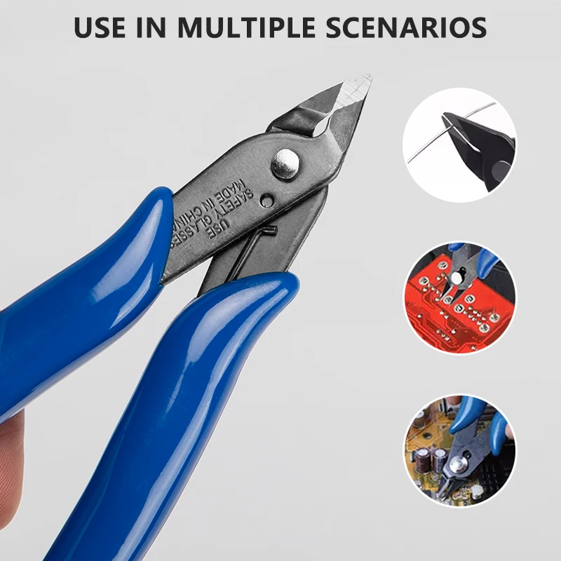 Universal Pliers Multi Functional Tools Electrical Wire Cable Cutters Cutting Side Snips Flush Stainless Steel Nipper Hand Tools