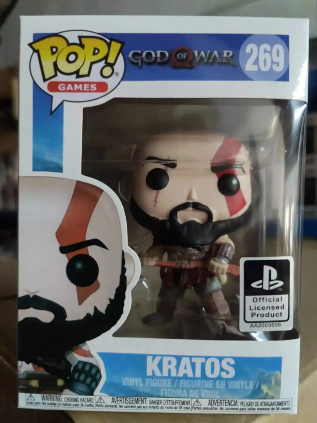 ФУКО ПОП     God of War Кратос 269 #   Игрушечные фигурки из ПВХ, официальный лицензированный продукт, виниловая модель, игрушки для детей, подарок на день рождения (art.: 3920ceece3fbb) - 3920ceece3fbb