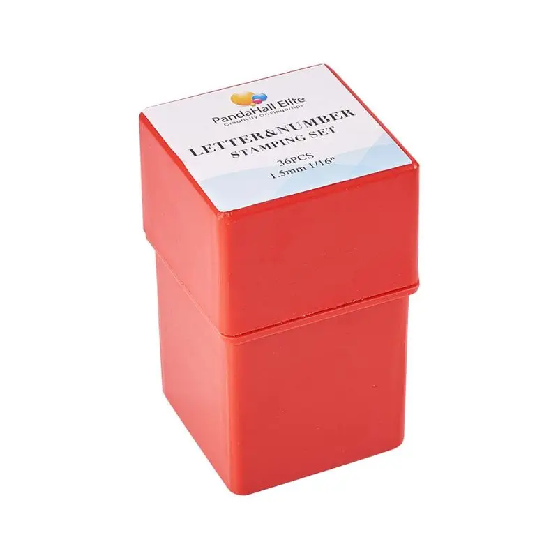 

69HB 36Pcs Steel Metal Punch Letter Number Stamp Stamping Kit Set With Case Perfect for Imprinting Metal Plastic Wood Leather