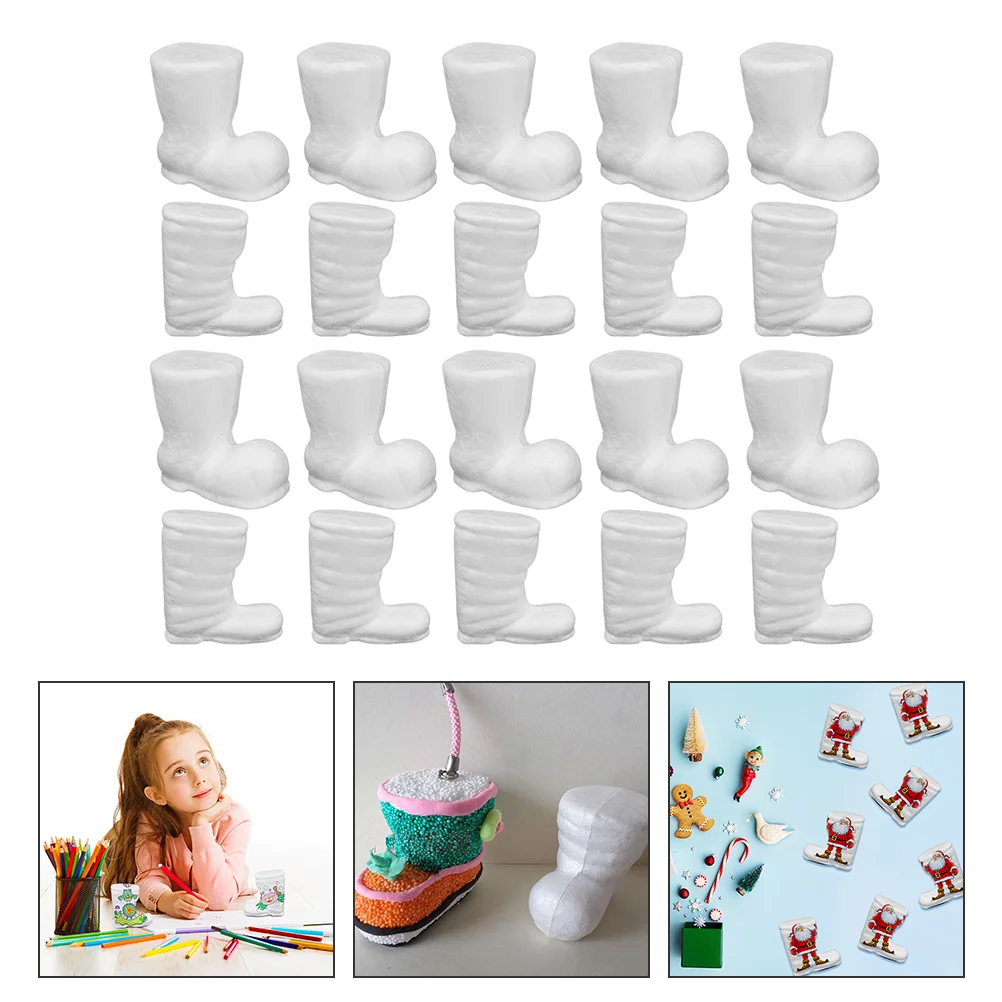 

Christmas Boots Froth Diy Ornament Boot Craftpolystyrene Photography Props Preschool Education Crafts