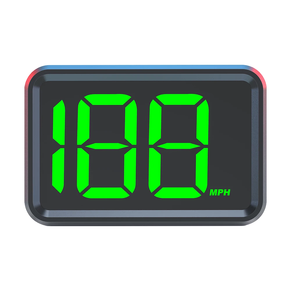 Gps Hud Цифровой Спидометр Km/mph Проекционный Дисплей Большой Шрифт Автомобильный