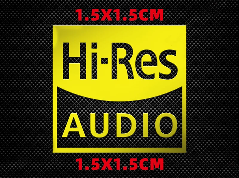 

Металлическая наклейка Hi-res AUDIO ZHOUYAN