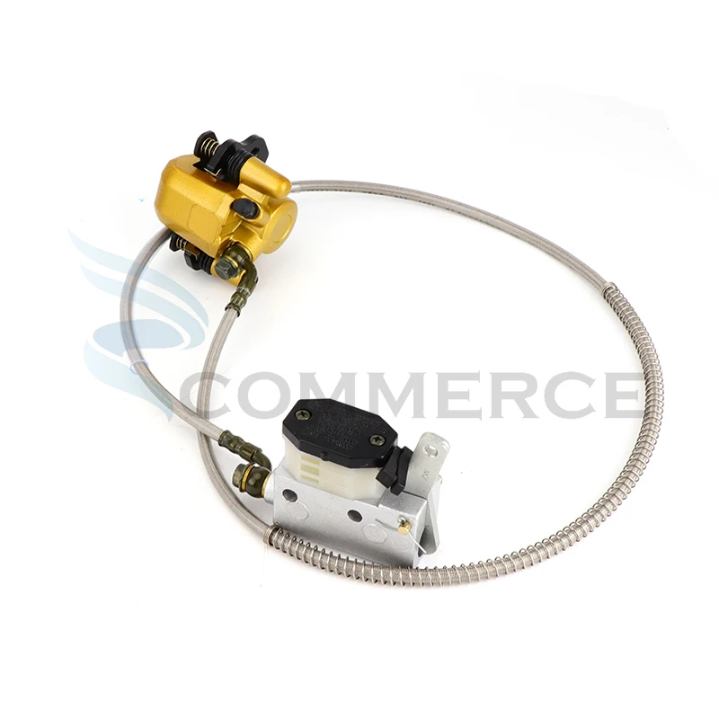 Гидравлический ножной тормоз главный цилиндр суппорт трубка Дисковая тормозная система для DIY модифицированный 4-колесный место для гонок дрифта картинга запчасти