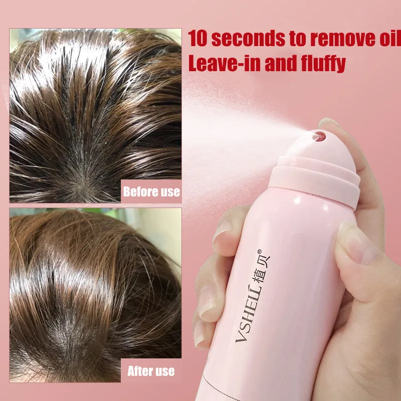 

Disposable Dry Hair Spray Hair Refreshing Fluffy Lazy To Oil Air Feeling Bangs Female Leave-in Spray Dry Shampoo Refreshing