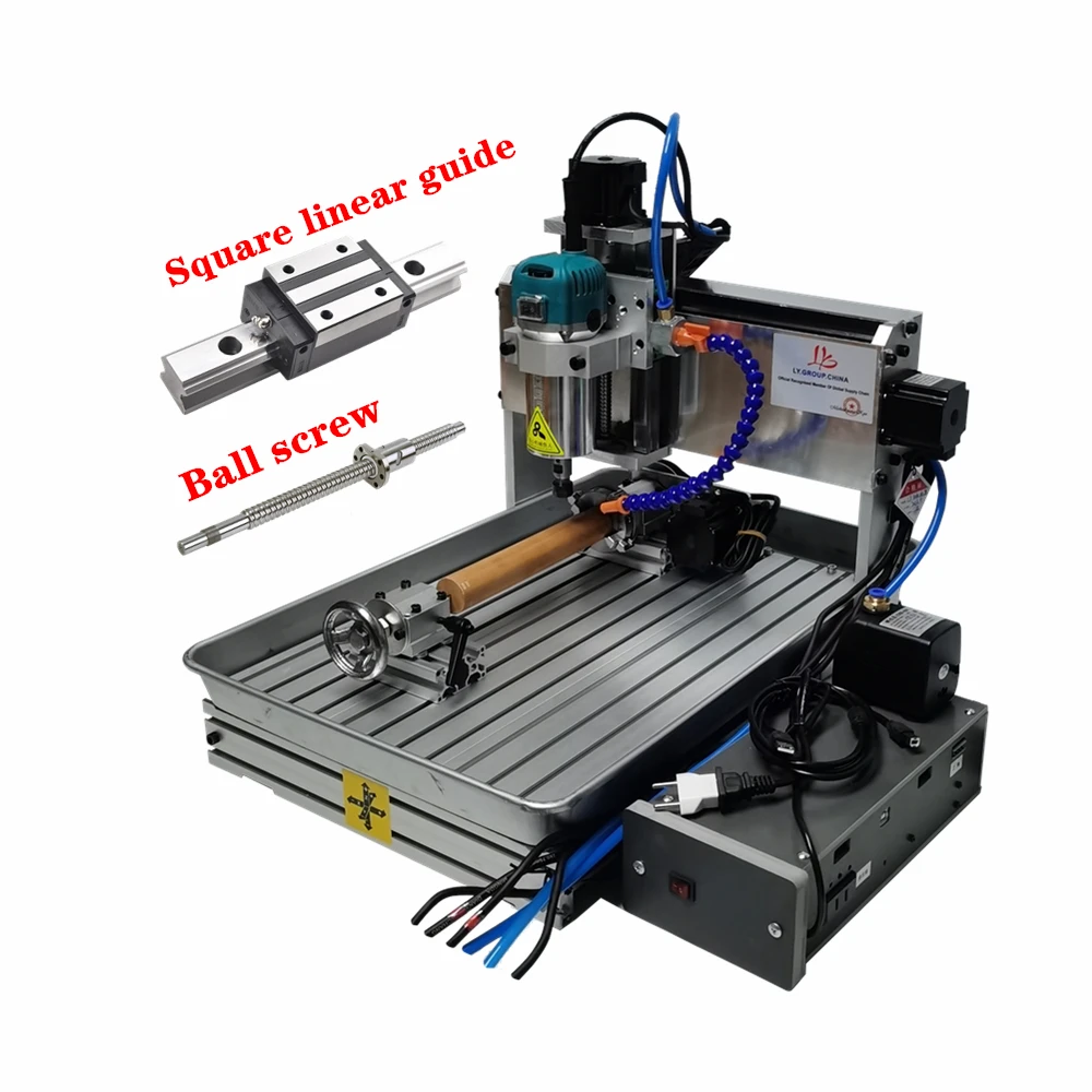 LYF2030 3040 3/4/5Axis DIY Engraving Machine CNC Router Engraving Drilling and Milling Machine