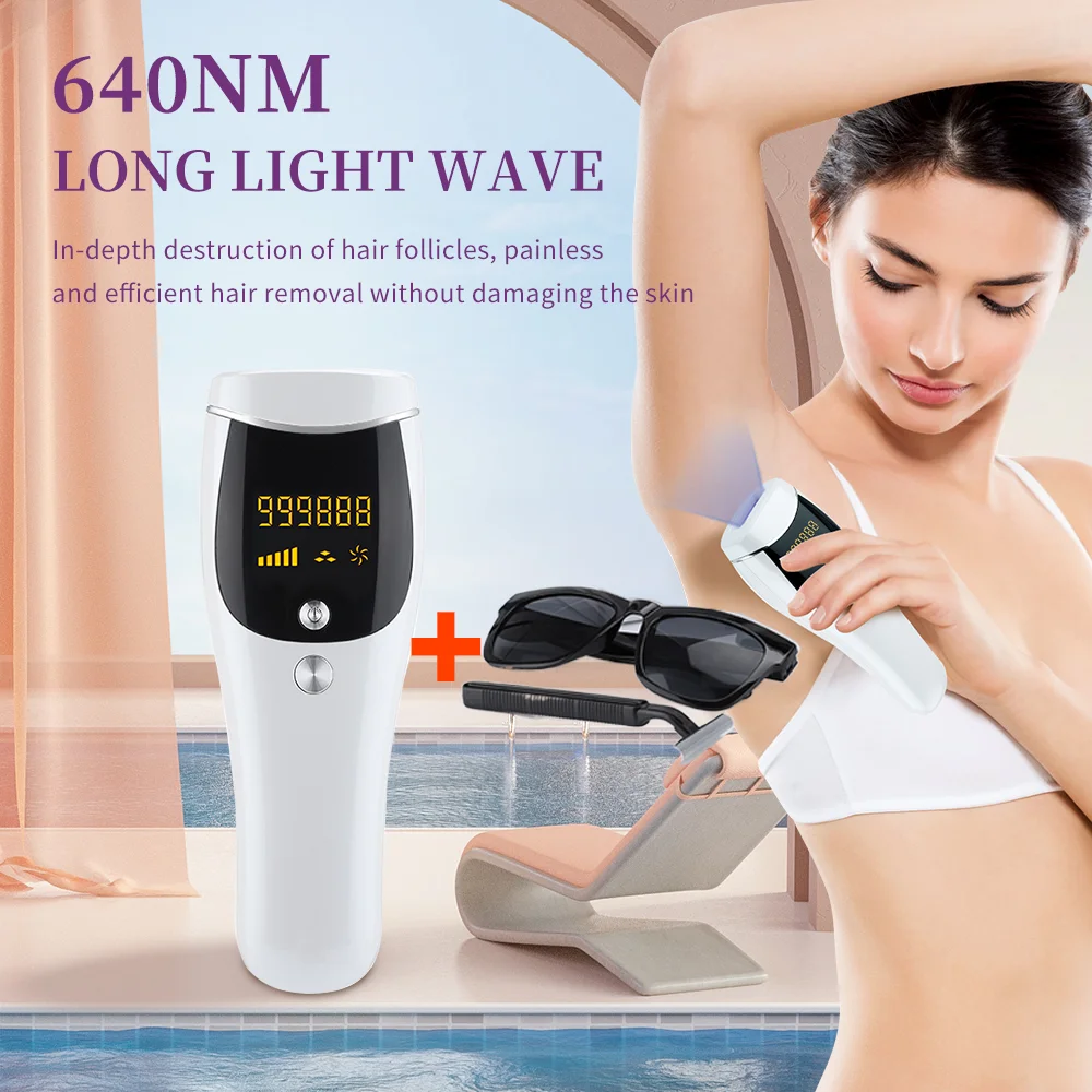 

Laser Epilator Freezing Point Painless Hair Removal Photon Rejuvenation IPL Photoepilator For Whole Body Armpit Private Area