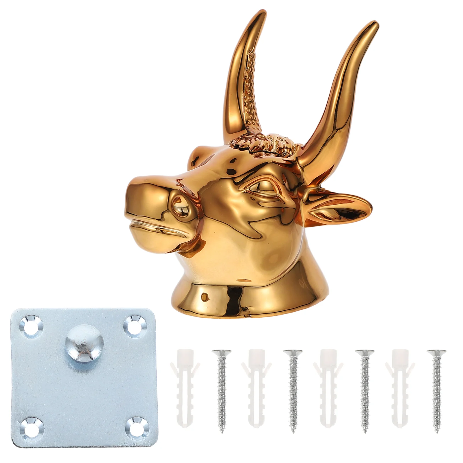 

Ukulele Wall Hook Wall- Mounted Guitar Hook Bull Head Ukulele Hanger Electric Guitar Wall Hook Holder