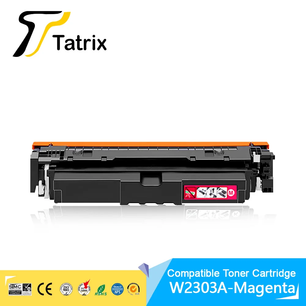 Фото Совместимый тонер-картридж с Tatrix W2300A W2301A W2302A W2303A для HP Color LaserJet Pro MFP 4203dw 4303fdw 4303dw 4303fdn/fdw №4
