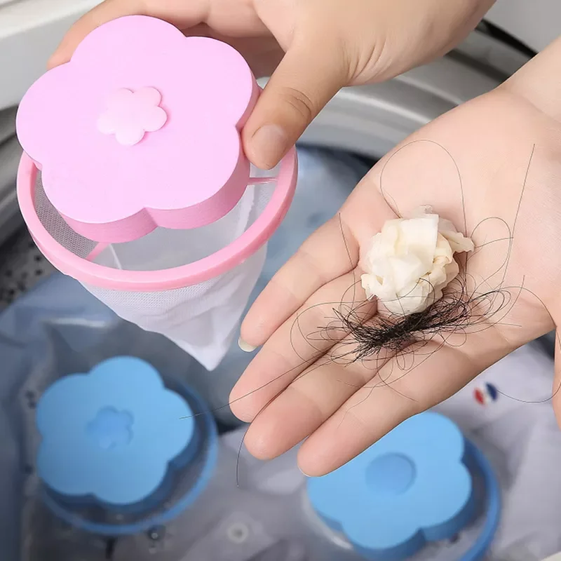 

Home Floating Lint Hair Catcher Mesh Pouch Washing Machine Laundry Filter Bag Dirt Catch Washing Machine Tools
