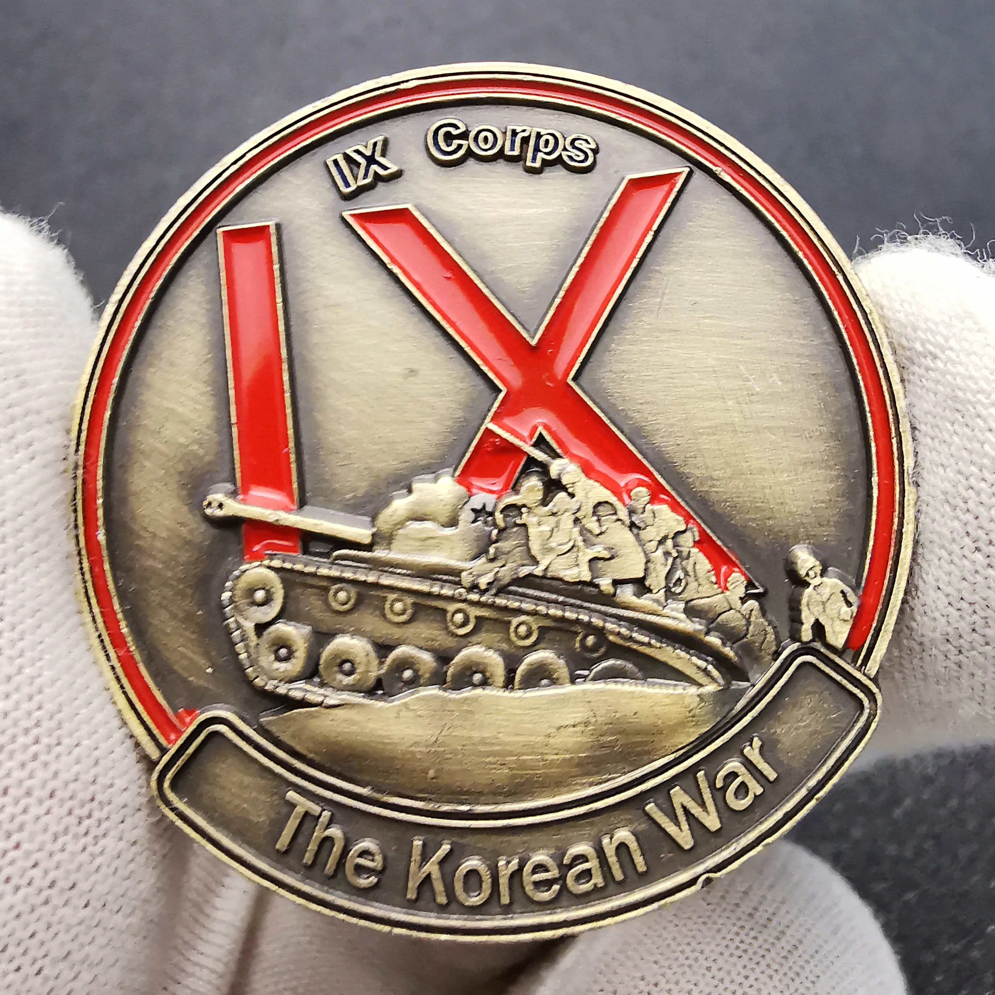 1950-1953 Северная Корея и Южная IX корпус 38-го параллельно забытой войне памятная