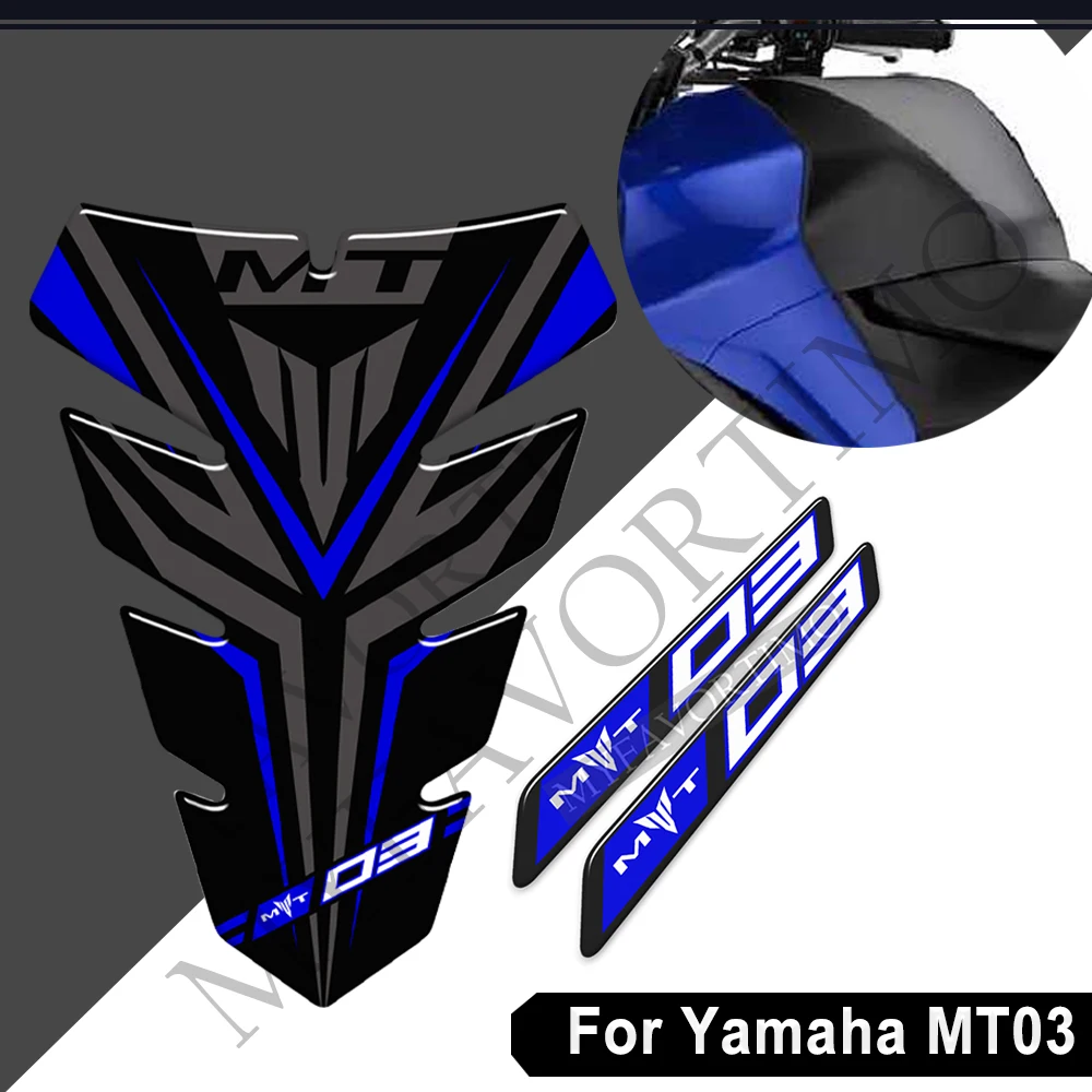 Мотоцикл для Yamaha MT03 MT-03 MT 03 наклейка на топливный бак защита бензобака 3D