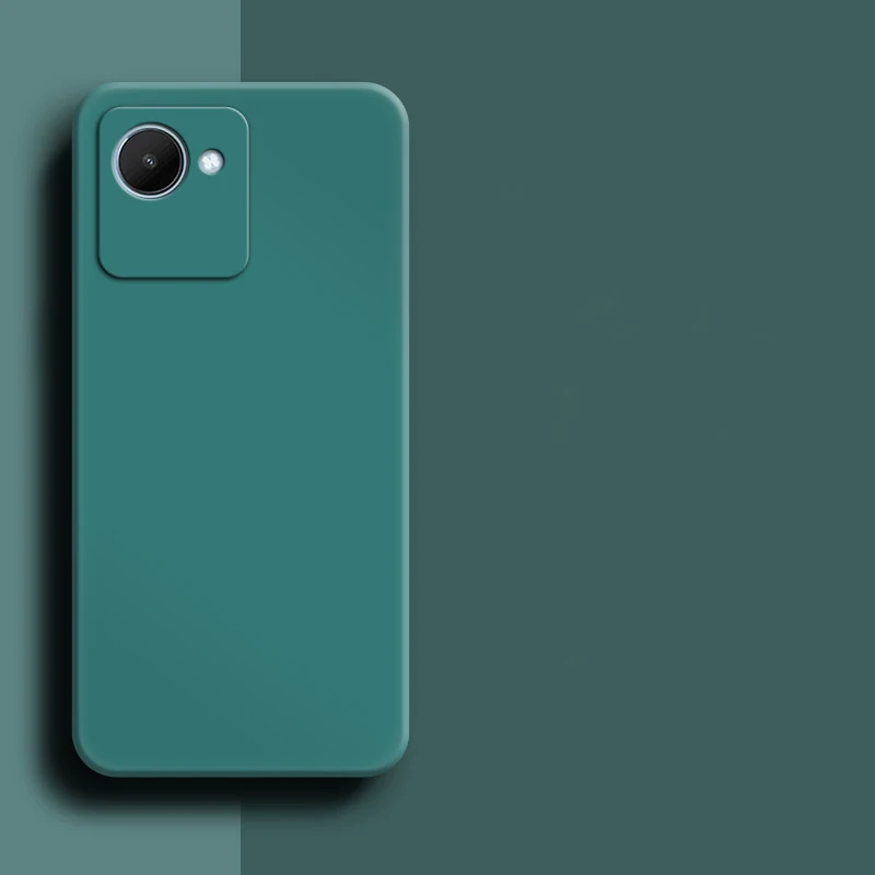 Чехол для Realme C30 чехол 6 5 дюйма Новый противоударный из жидкого силикона C35 C25S C25 C25Y