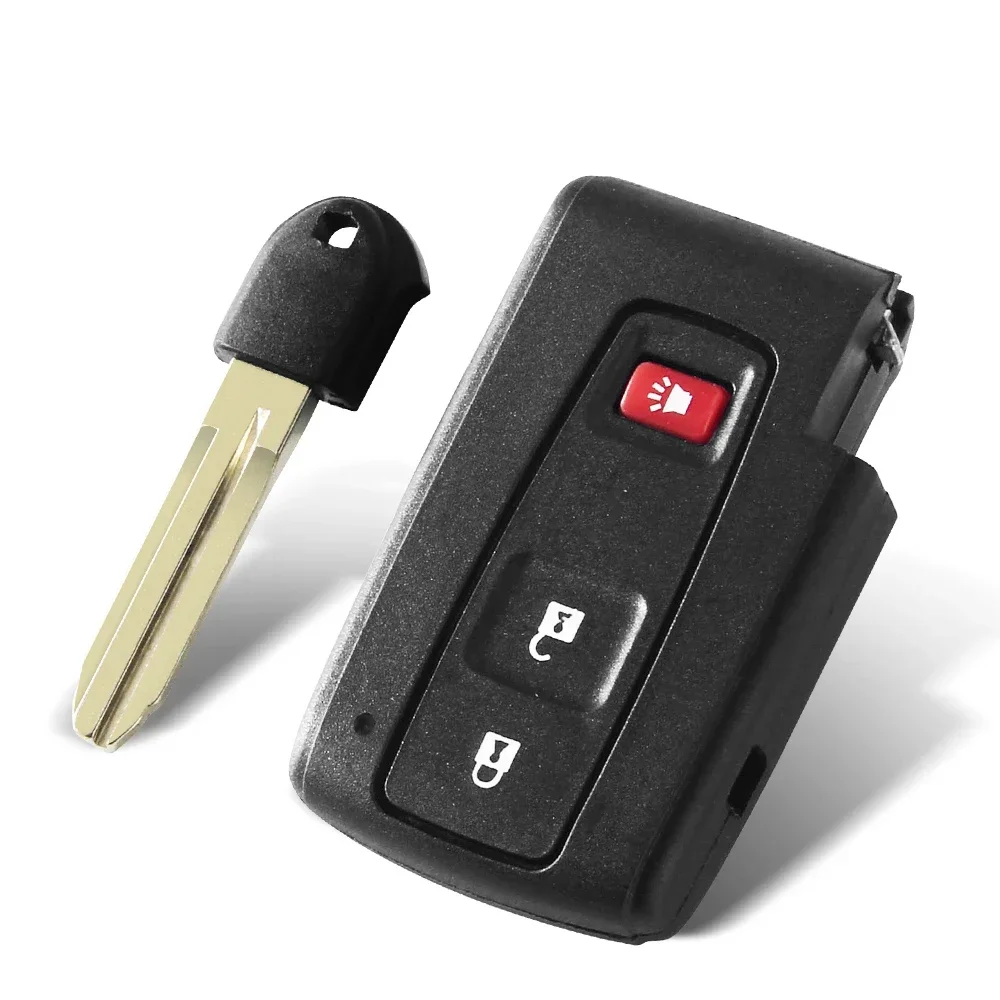 

KEYYOU 2/3 кнопки дистанционного смарт-ключа автомобиля для Toyota Prius 2004-2009 Corolla Verso Camry с/без необрезанного лезвия