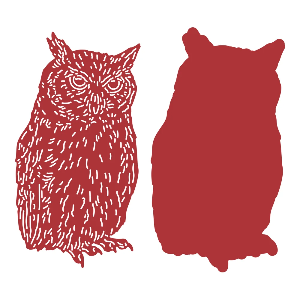 

2022 Scrapbook Paper Diy Gift Craft Knife Molds Blade Punch Decoration Embossing Stencils two robins owlfred Metal Cutting Dies