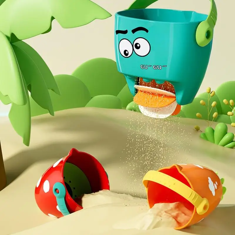 Игрушки для купания малышей: мини-ведро с функцией подачи воды, пляжные игрушки, игрушки для душа, насадка-лейка для ванны, подарки для малышей (art.: 3920dc40be0ba) - 3920dc40be0ba