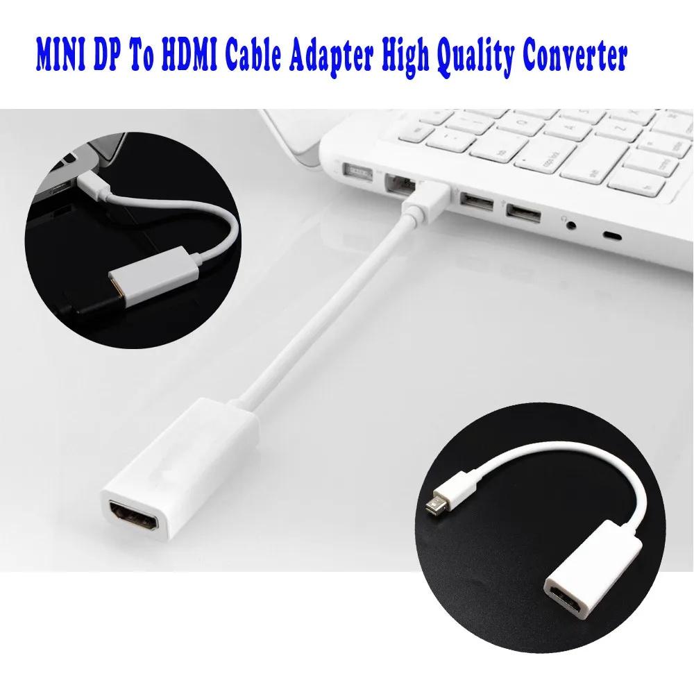 Бесплатная доставка Мини-адаптер Displayport-Hdmi высококачественный конвертер для Macbook
