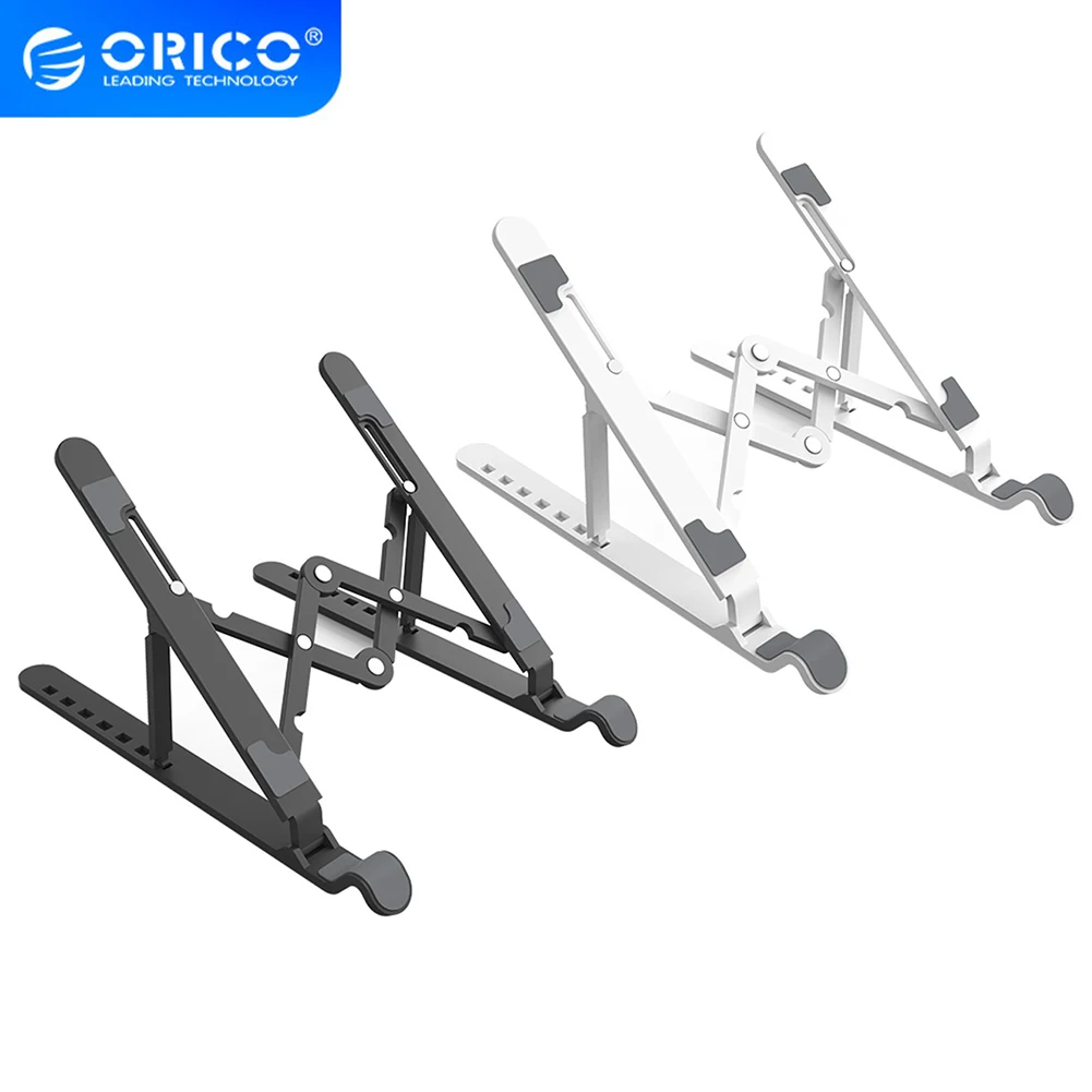 

Подставка для ноутбука ORICO складная, портативная Регулируемая подставка для ноутбука, охлаждающий кронштейн, Аксессуары для планшетов и но...