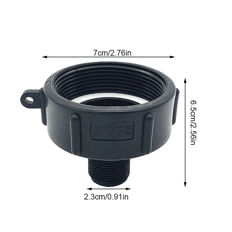 1 шт. адаптер редуктора резервуара для воды IBC прочный S60 с тонкой резьбой до 2