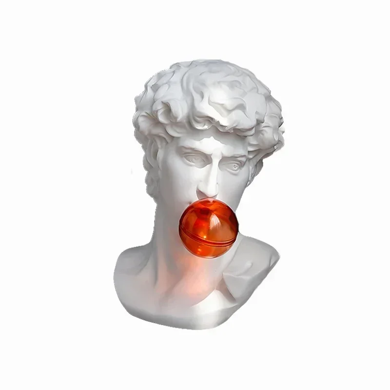 Пластырь с головой Давида скульптура украшения для комнаты художественный декор