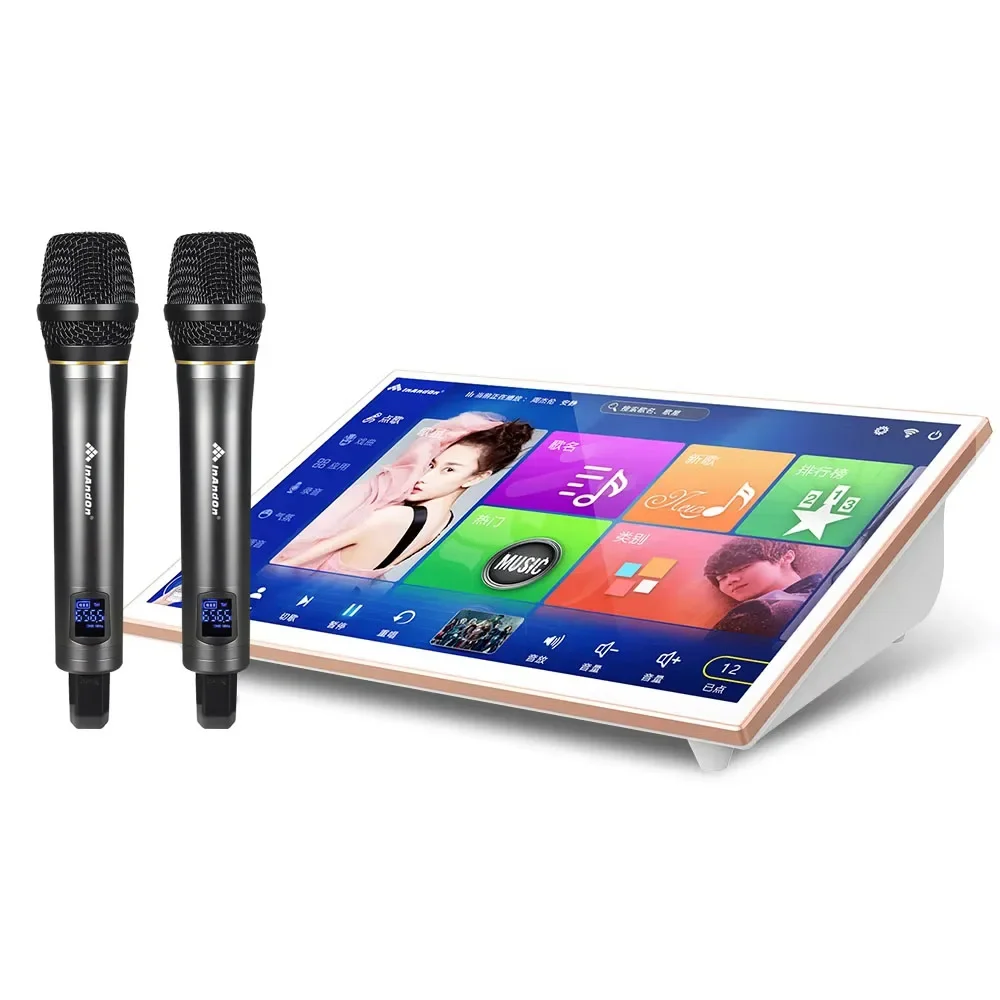 Замечательная караоке-машина InAndOn с 19-дюймовым сенсорным экраном высокой емкости