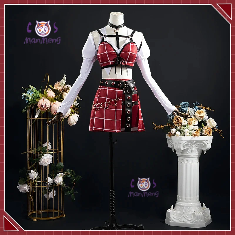 ManMeng Vtuber Kuzuha код B Mv одежда косплей костюм игры аниме Униформа Hallowen Play ролевая