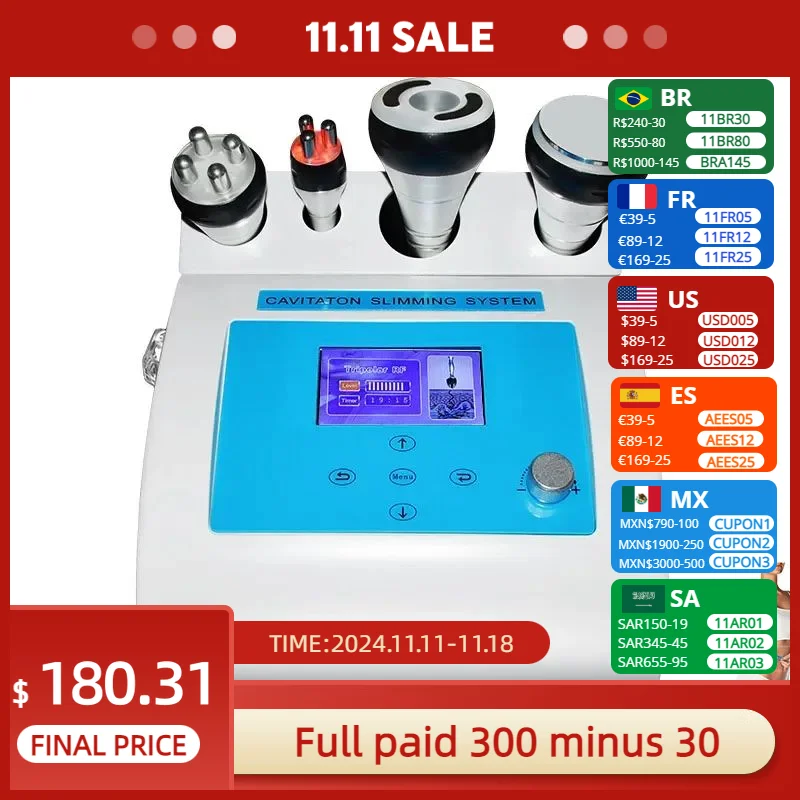 40K кавитация био вакуум RF машина для похудения формирование веса потеря жира