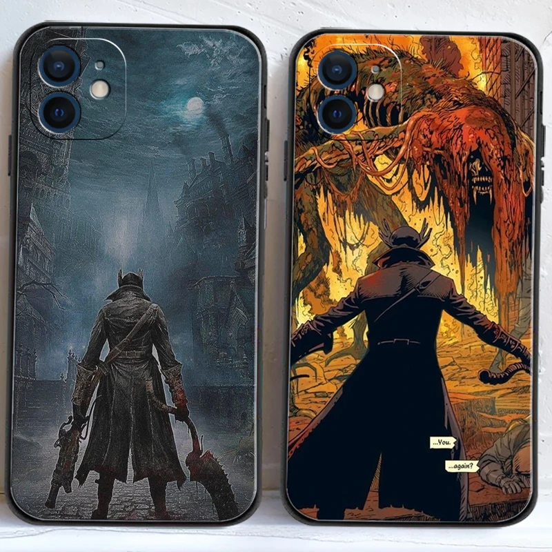

Bloodborne GAME Bandai Phone Cases For iPhone 11 12 Pro MAX 6S 7 8 Plus XS MAX 12 13 Mini X XR SE 2020 Soft TPU Coque Funda