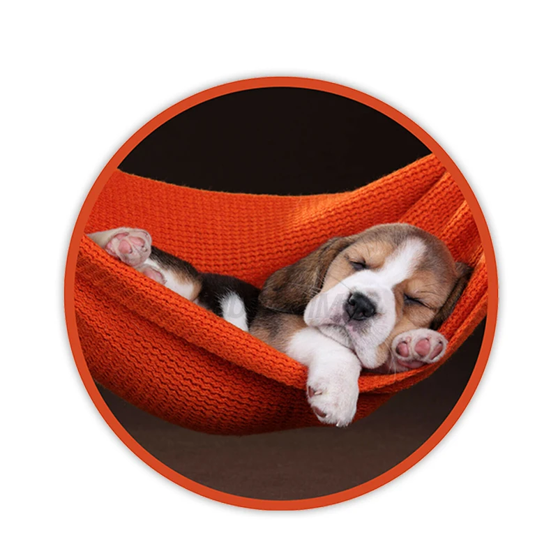 

N310# 13CM/17CM Personality Sleeping Beagle Puppy Car Sticke Glass Slag Vinyl Waterproof Car Window Accessories