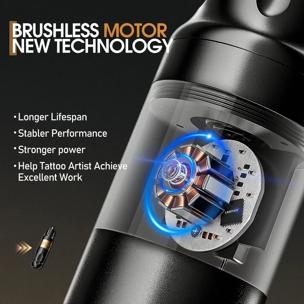 Картридж и аксессуар для тату-машинки 2400 мАч