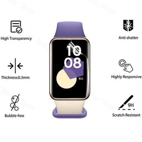 вленную защитную пленку для экрана Honor Band 9, гидрогелевую защитную пленку от царапин для смарт-годинника Honor Band 9, аксессуары