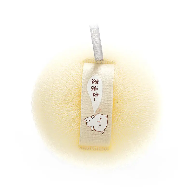 

Japanese simple solid color massage bath ball bath artifact exfoliating rubbing bath towel